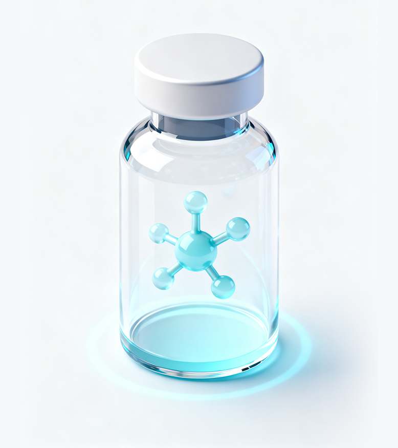 Peptide API vials